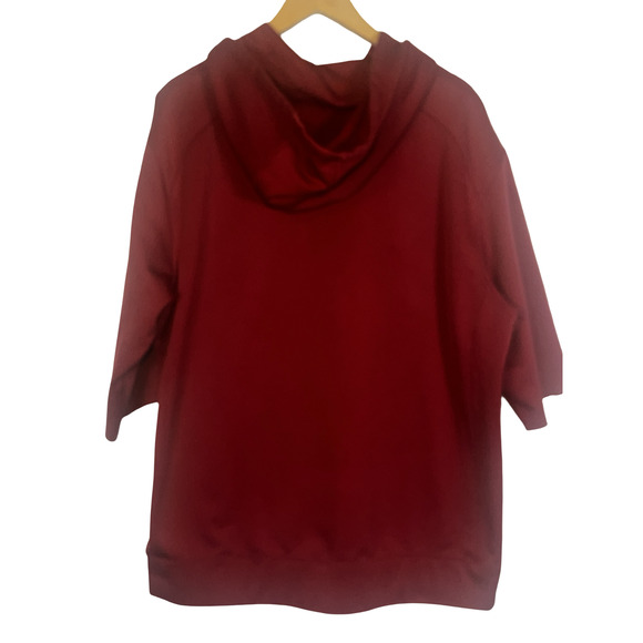 USC Trojans Hoodie Mens XL Red NCAA Football Short Sleeve Nike Therma Fit Flaw - Picture 2 of 13